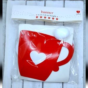 Target Bullseye Playground Valentine's Day Heart Mug Banner